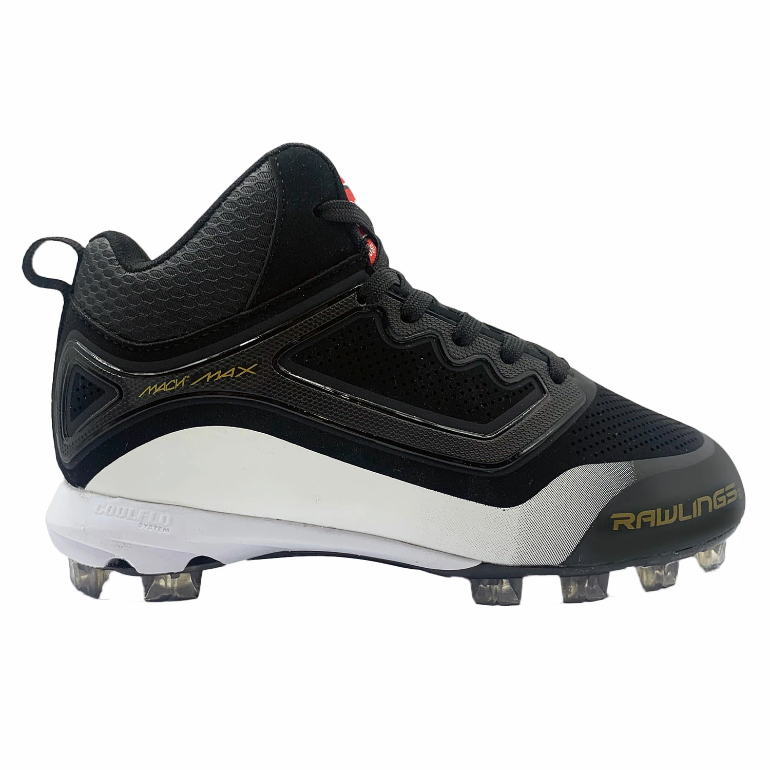 Rawlings Curve Mid Youth's Baseball Cleats 3 Rawlings Curve Mid Youth's Baseball Cleats
